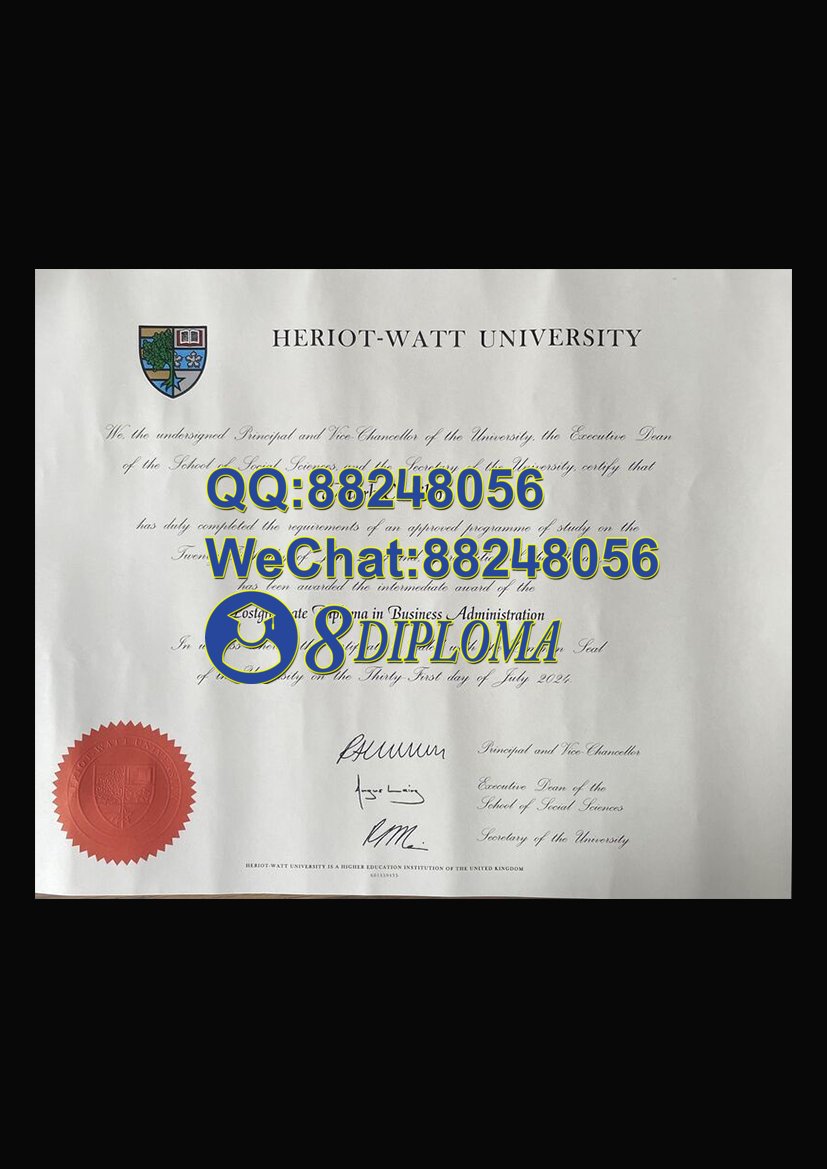 英国赫瑞瓦特大学毕业证样板学位证成绩单学历认证留信认证学生卡offer信封