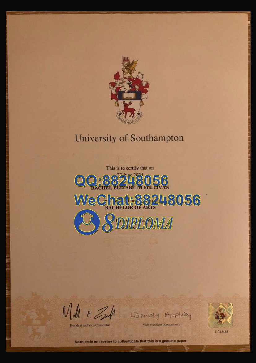 英国南安普顿大学毕业证样板学位证成绩单学历认证留信认证学生卡offer信封